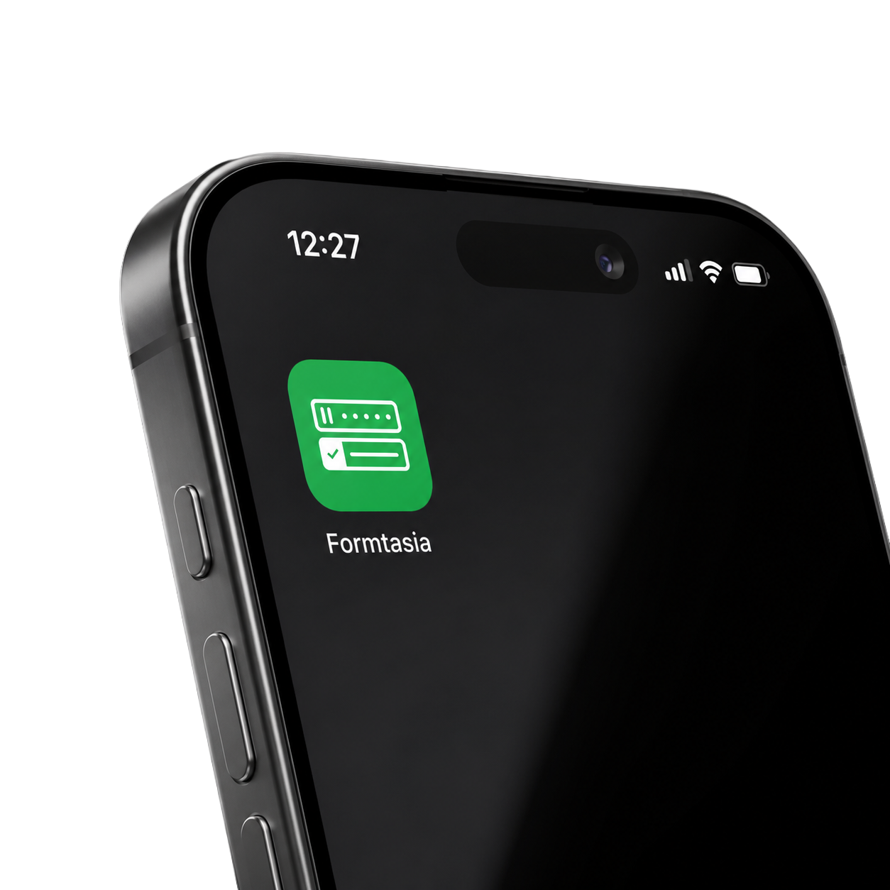 Formtasia app icon on iPhone